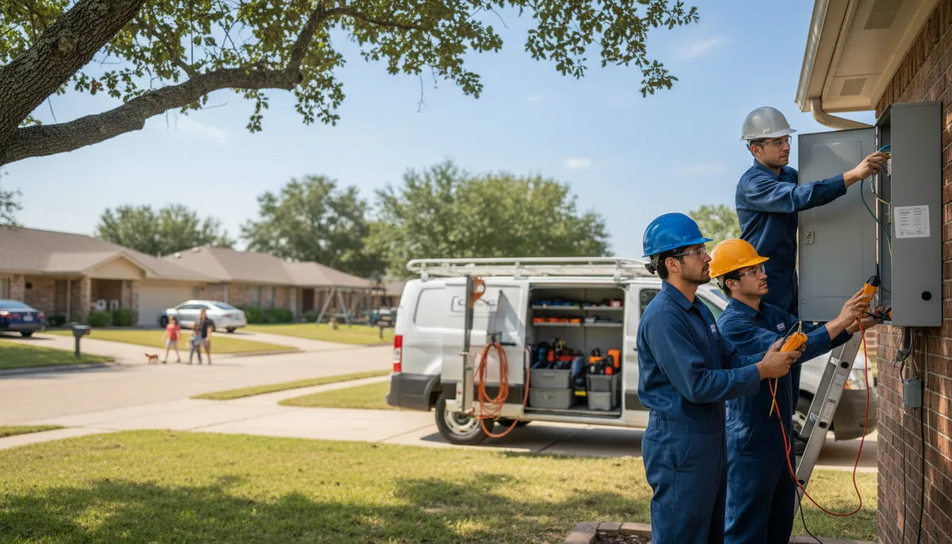 Certified electrician providing emergency electrical services in Oconto Falls, WI